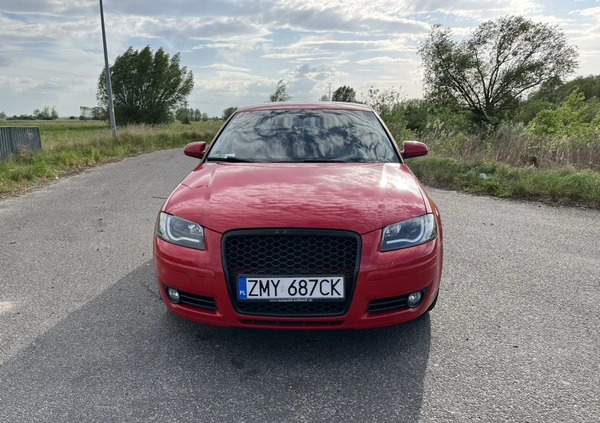 Audi A3 cena 20000 przebieg: 246125, rok produkcji 2007 z Dębno małe 277